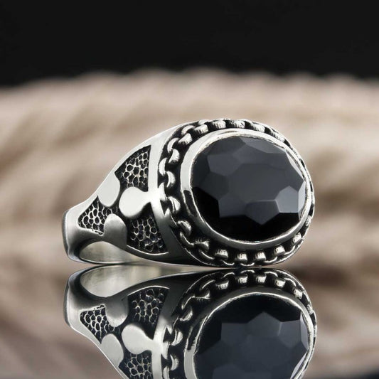 Gemstone Men Ring - view 1