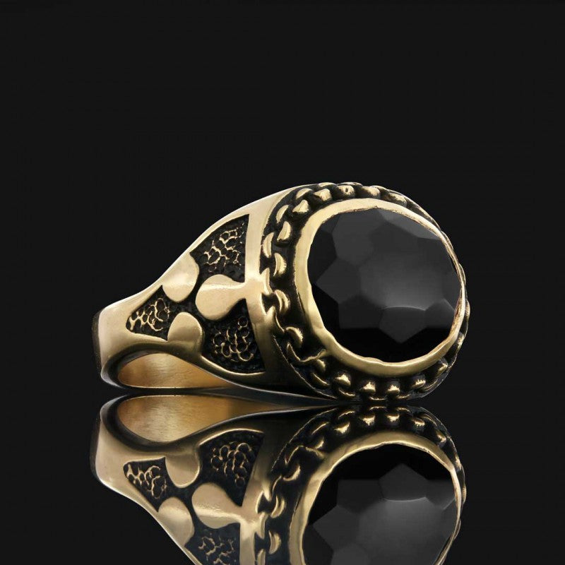 Gemstone Men Ring - view 3