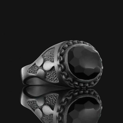 Gemstone Men Ring by SWISS PLUS - Unique Design Rings - view 5