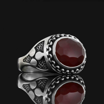 Gemstone Men Ring by SWISS PLUS - Unique Design Rings - view 7