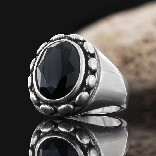 Special Design Gemstone Men Ring - view 1