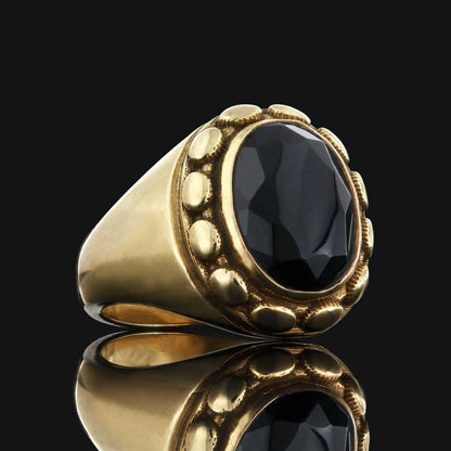 Special Design Gemstone Men Ring by SWISS PLUS - Unique Design Rings - view 4