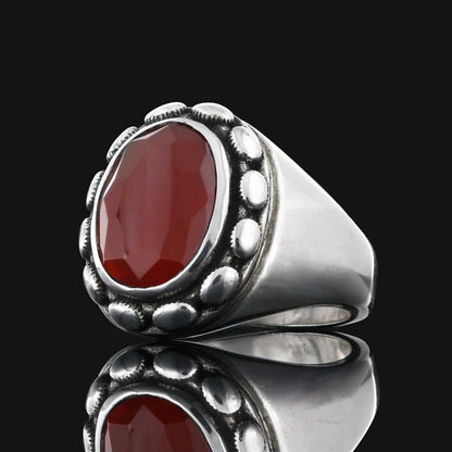 Special Design Gemstone Men Ring by SWISS PLUS - Unique Design Rings - view 6