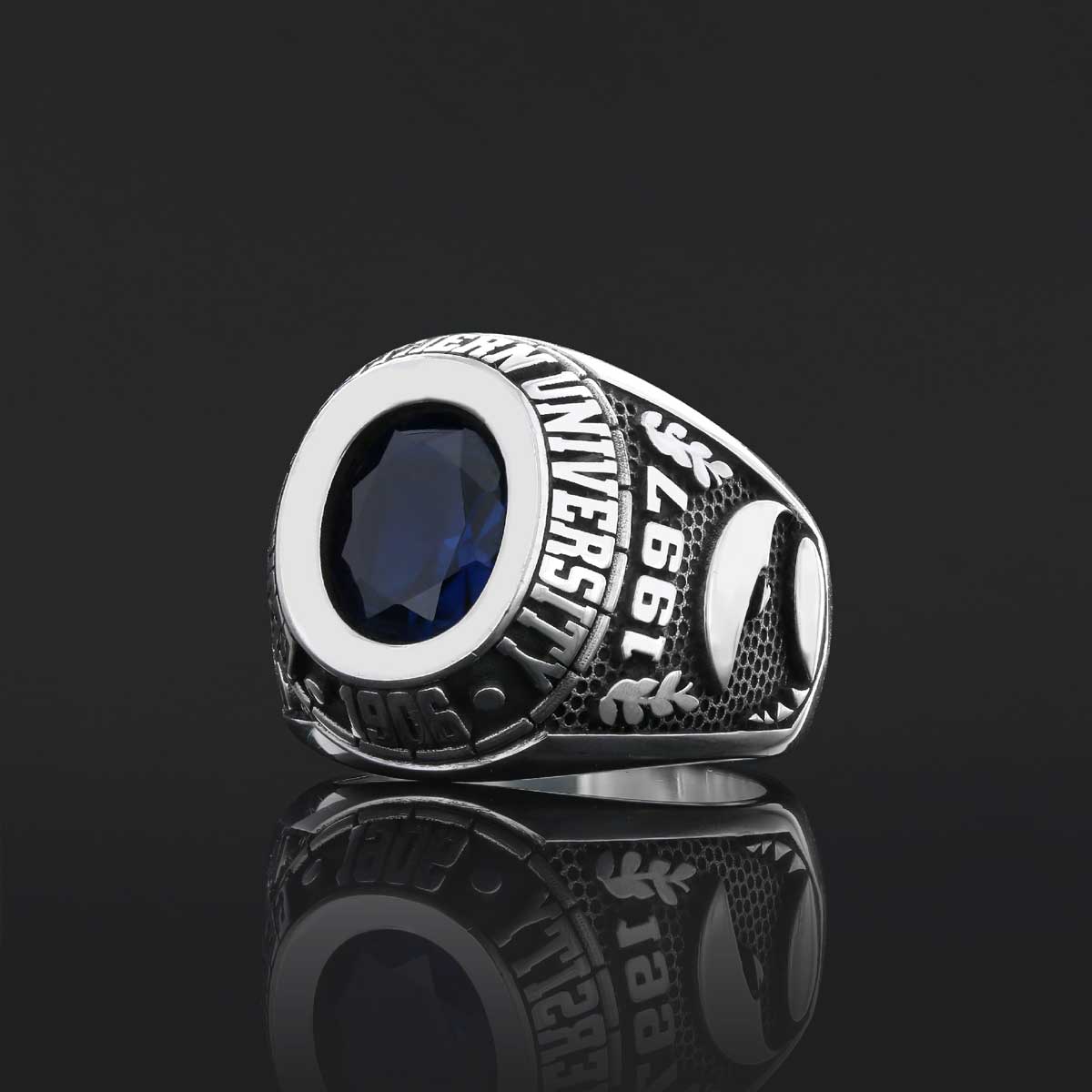 Georgia Southern University Ring, Customized High School Ring, University Ring, Customized Class Ring - view 2
