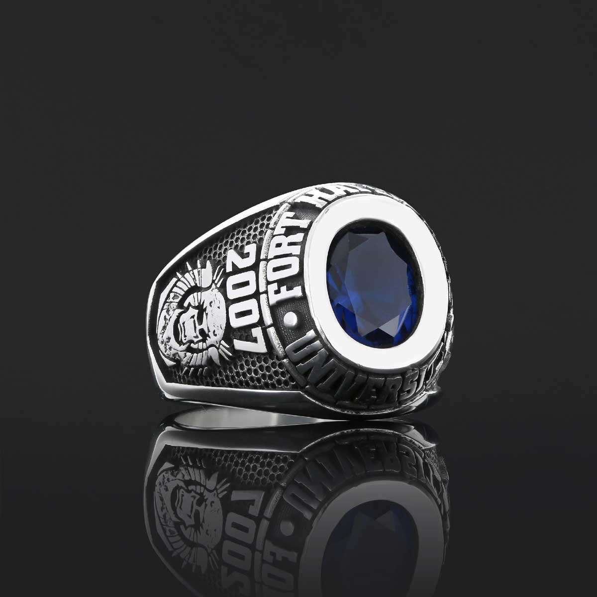 Georgia Southern University Ring, Customized High School Ring, University Ring, Customized Class Ring - view 4