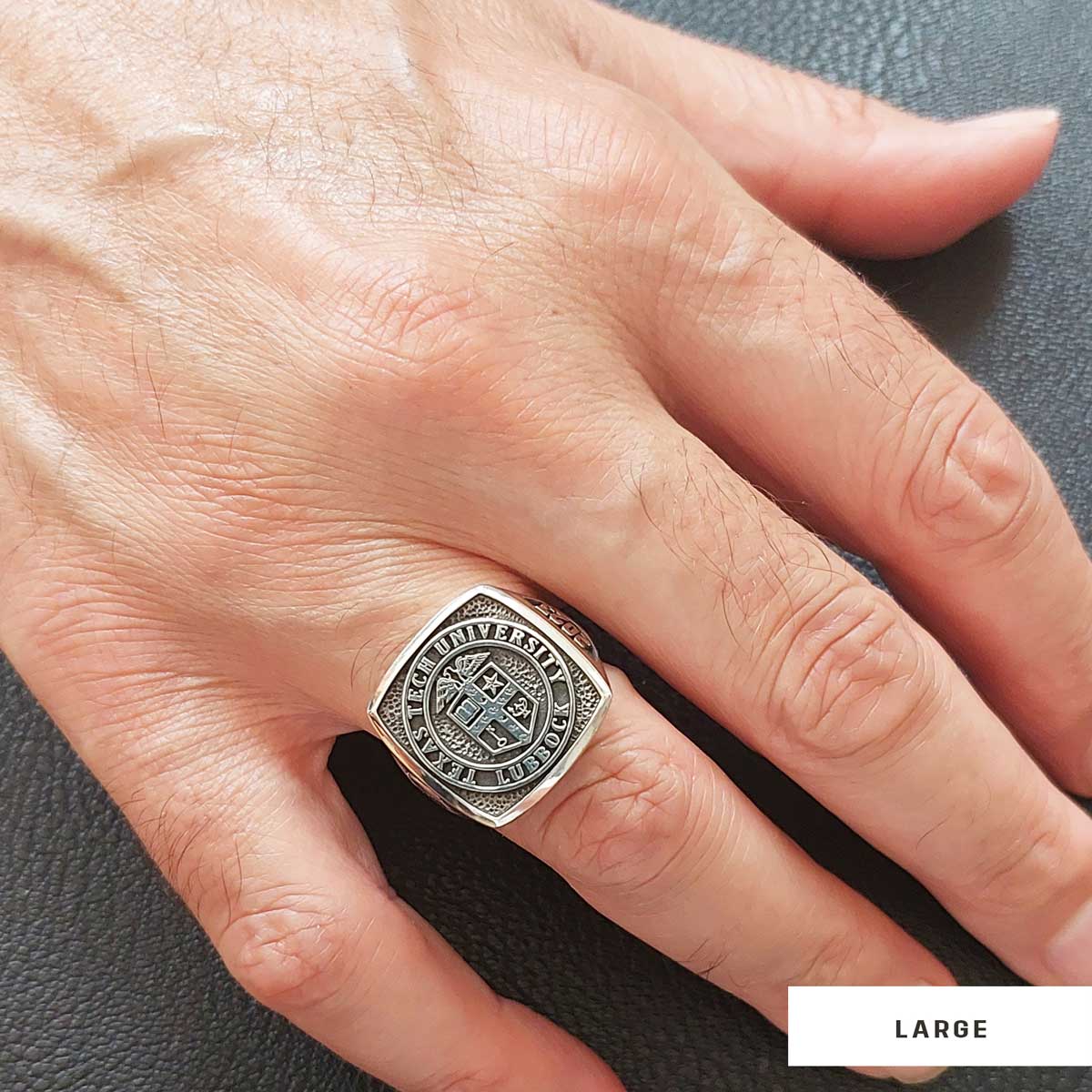 Georgia Southern University Ring, Oxford University Ring, High School Ring, Graduation Ring - view 3