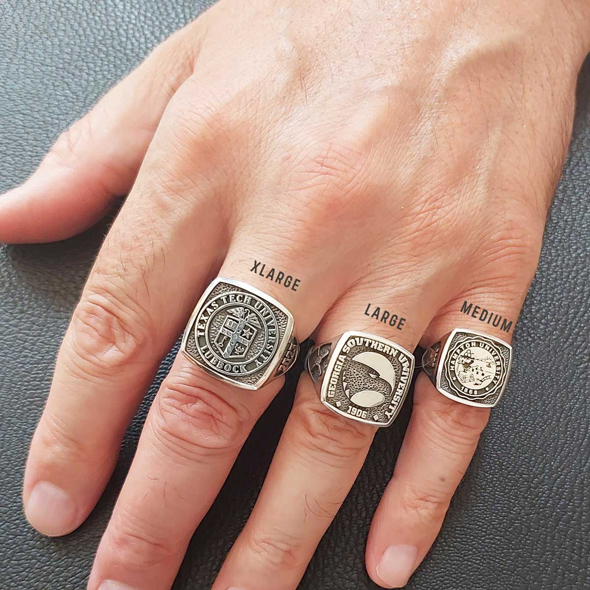 Georgia Southern University Ring, Oxford University Ring, High School Ring, Graduation Ring - view 6