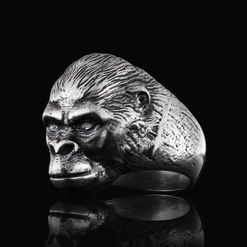 Gorilla Silver Ring