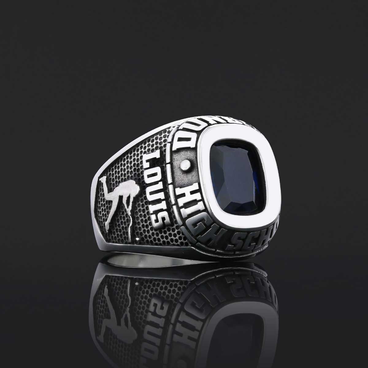 Graduation Collage Ring, Customized High School Ring, University Ring, Customized Class Ring - view 1
