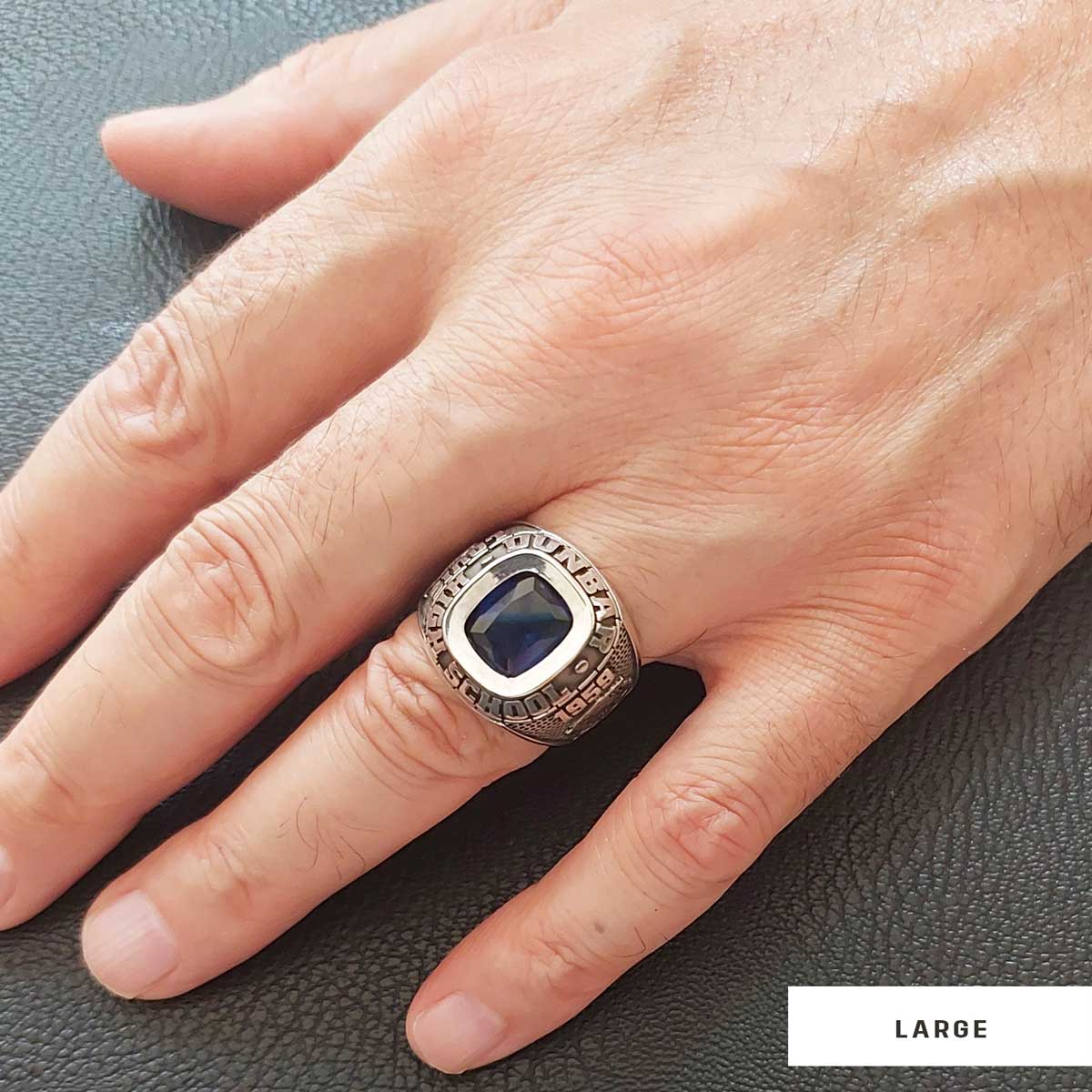 Graduation Collage Ring, Customized High School Ring, University Ring, Customized Class Ring