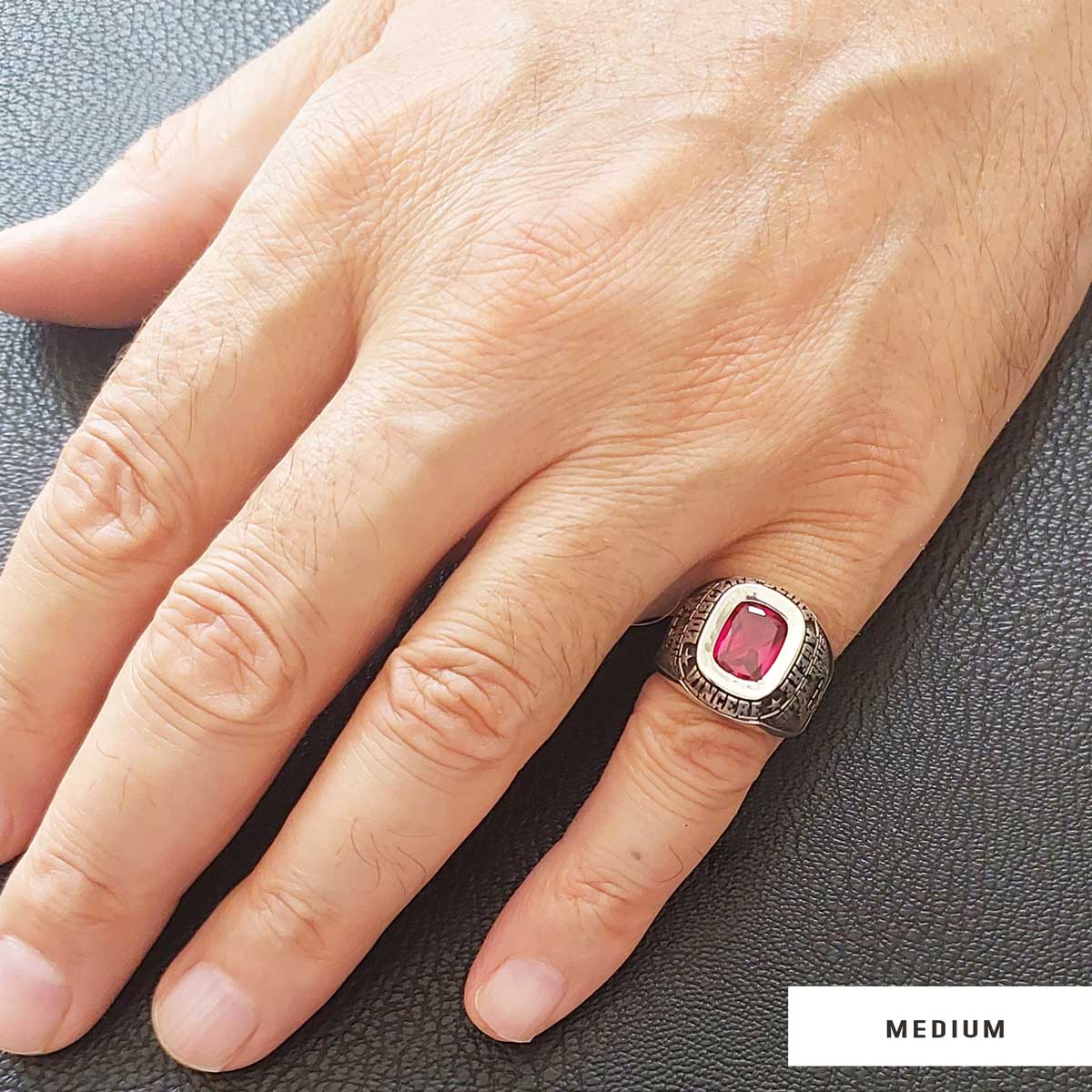 Graduation Collage Ring, Customized High School Ring, University Ring, Customized Class Ring - view 6