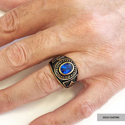 Grand Lodge Of Mark Master Masoss Ring by SWISS PLUS - Mason Collection - view 5
