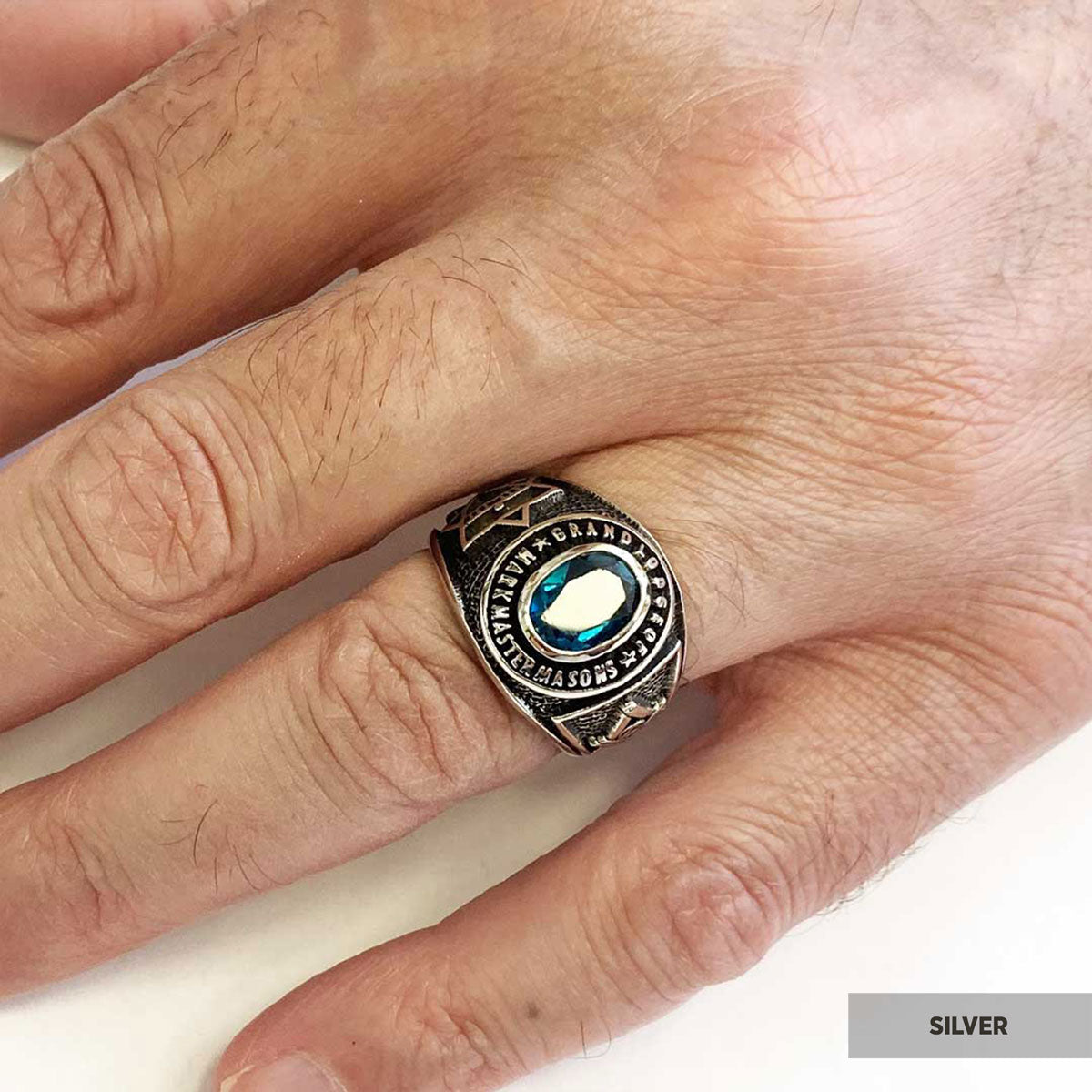 Grand Lodge Of Mark Master Masoss Ring - view 6