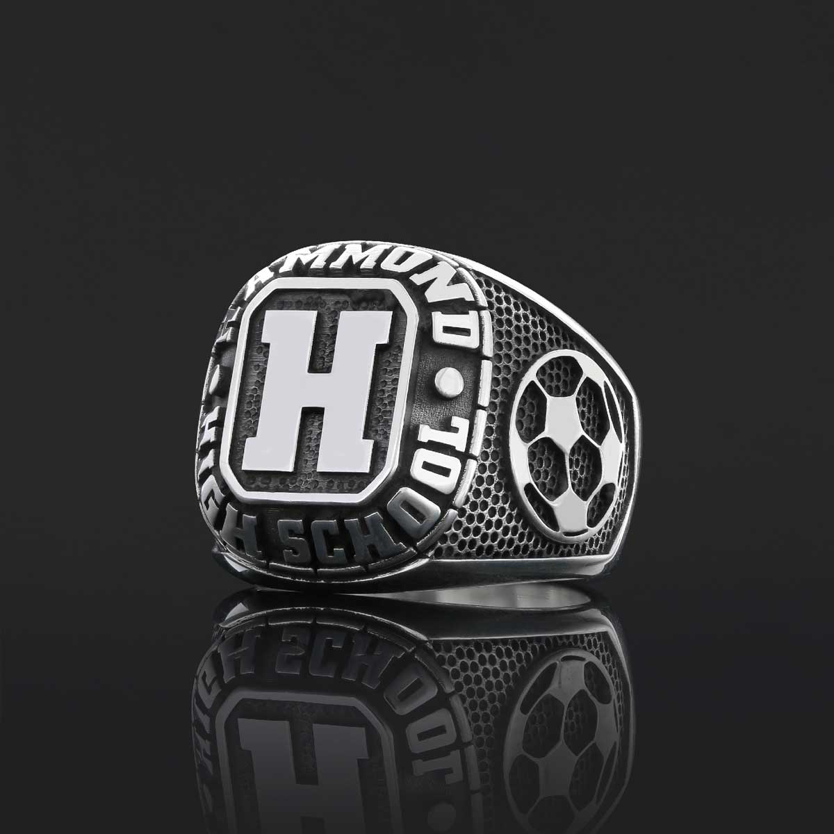 Hammund High School Ring, Üniversity Graduation Ring, Class Ring, College Class Ring