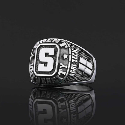 Hammund High School Ring, Üniversity Graduation Ring, Class Ring, College Class Ring by SWISS PLUS - Custom College Class Rin