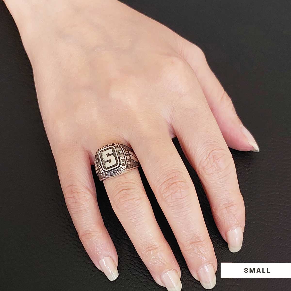 Hammund High School Ring, Üniversity Graduation Ring, Class Ring, College Class Ring - view 6
