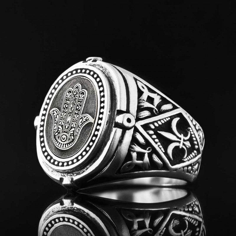 Hamsa Jewish Ring