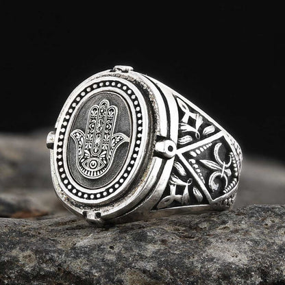 Hamsa Jewish Ring by SWISS PLUS - Jewish Collection