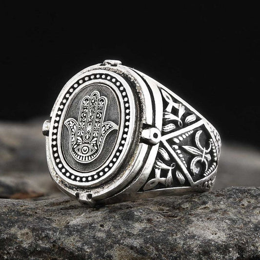 Hamsa Jewish Ring