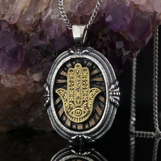 Jewish Hamsa Pendant
