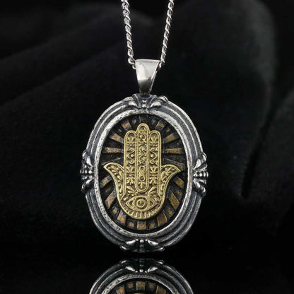 Jewish Hamsa Pendant by SWISS PLUS - Jewish Collection - view 3