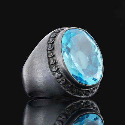Handcrafted Specially Designed Silver Ring by SWISS PLUS - Unique Design Rings - view 5