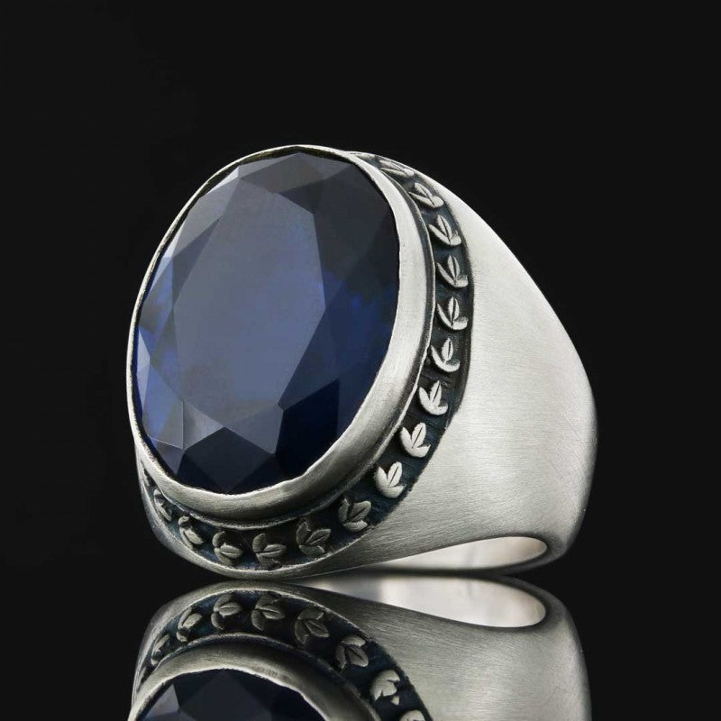 Handcrafted Specially Designed Silver Ring - view 6