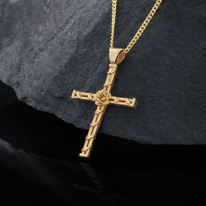 Handmade Amorc Necklace, Rosicrucian Jewelry, Cross Necklace by SWISS PLUS - Christian Collection