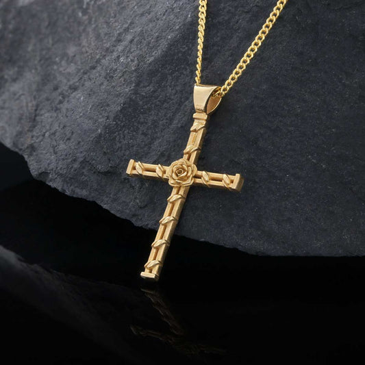 Handmade Amorc Necklace, Rosicrucian Jewelry, Cross Necklace