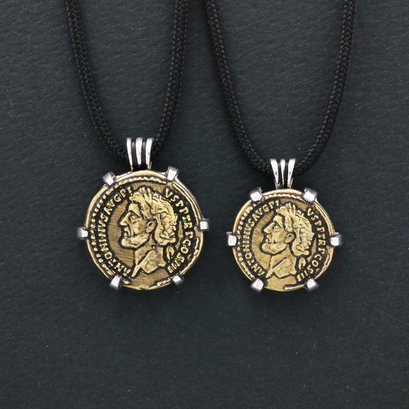 Handmade Antoninus Pius Aureus Roma Coin Women Pendant by SWISS PLUS - Unique Design Women Pendants - view 2