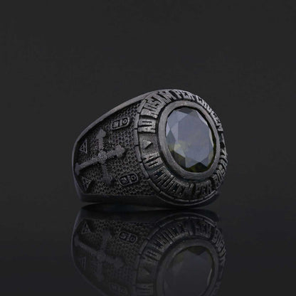 Handmade Rose Crucis Silver Ring, Amorc Jewelry, Special Design Amorc Ring, Rose Crucis Ring by SWISS PLUS - Rosae Crucis Col