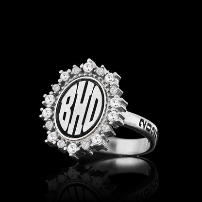 Handmade Special 925 Sterling Silver Monogram Letter Women Ring by SWISS PLUS - Letter Collection - view 2