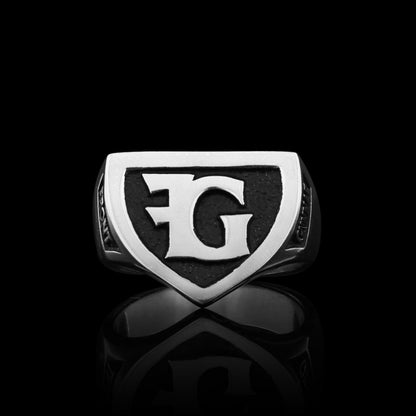 Handmade Sterling Silver Custom Ring by SWISS PLUS - Unique Design Rings