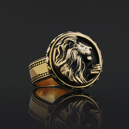 Handmade Sterling Silver Leo Ring by SWISS PLUS - Zodiac Collection - view 2