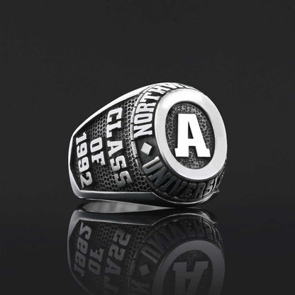 Handmade University Ring, Custom High School Graduation Ring, Class Ring, College Class Ring by SWISS PLUS - Custom College C