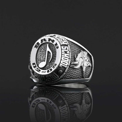 Handmade University Ring, Custom High School Graduation Ring, Class Ring, College Class Ring by SWISS PLUS - Custom College C