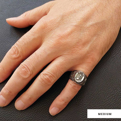Handmade University Ring, Custom High School Graduation Ring, Class Ring, College Class Ring by SWISS PLUS - Custom College C