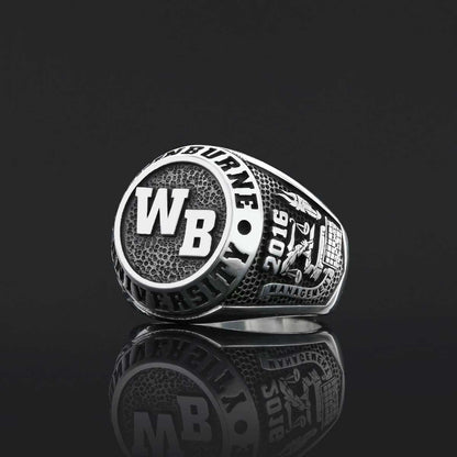 High School graduate Ring, University Class Ring, Graduation Gift by SWISS PLUS - Custom College Class Rings - view 2