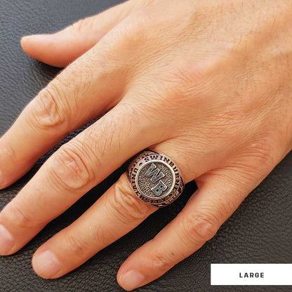 High School graduate Ring, University Class Ring, Graduation Gift by SWISS PLUS - Custom College Class Rings - view 3