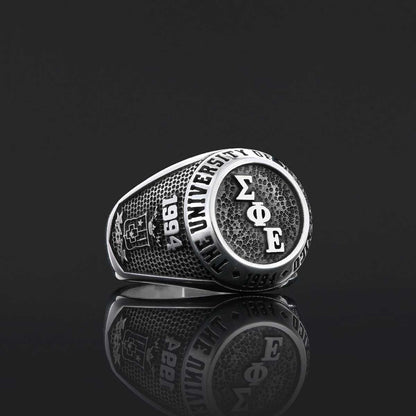 High School graduate Ring, University Class Ring, Graduation Gift by SWISS PLUS - Custom College Class Rings - view 7
