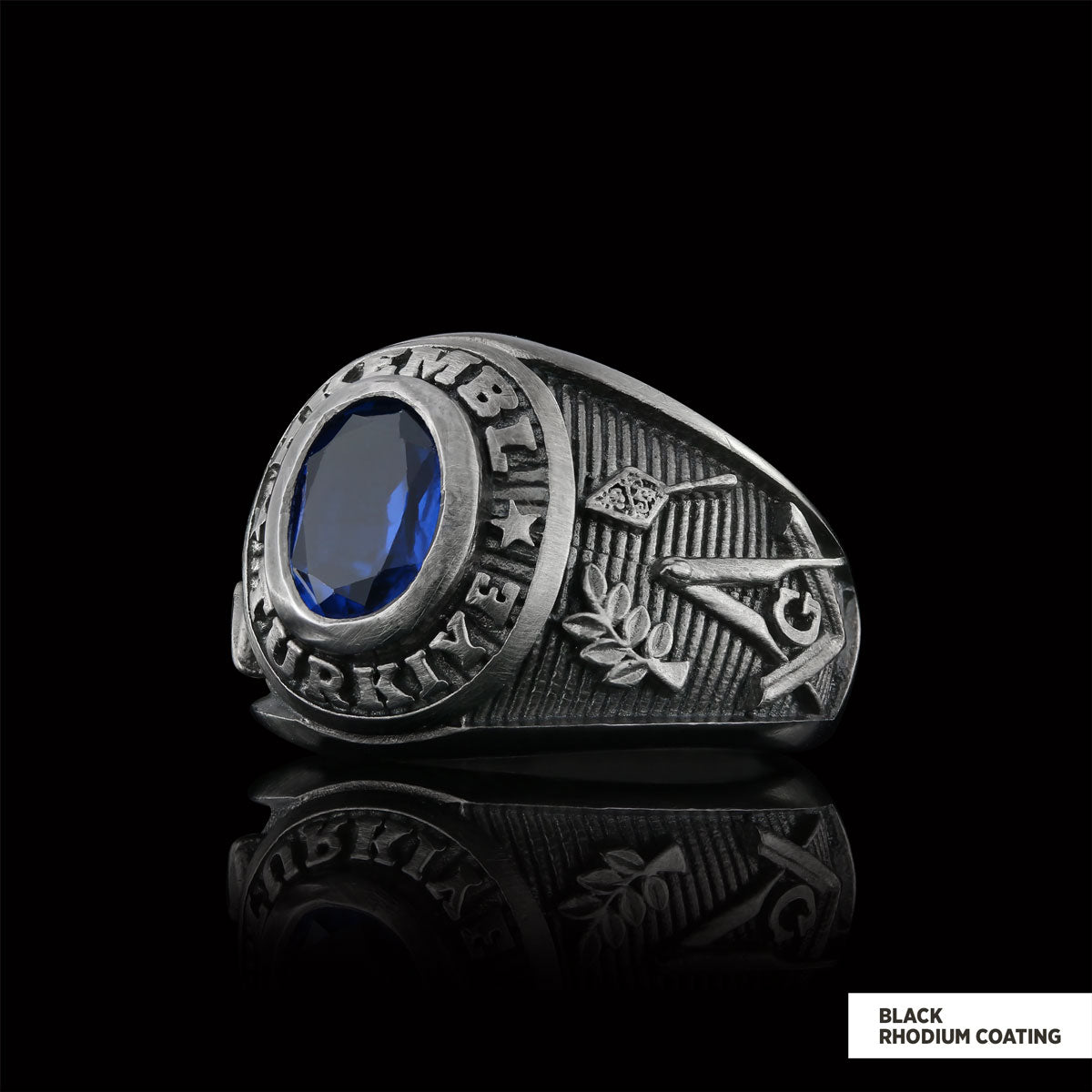 Hkembl Turkiye Masonic Ring, Free Mason Ring, Mens Masonic Rings, Masonic Jewelry - view 4