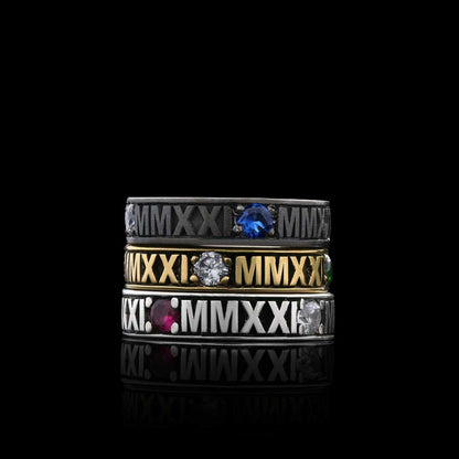 Handmade Harvard Business School Class Band Ring by SWISS PLUS - Custom College Class Rings - view 6