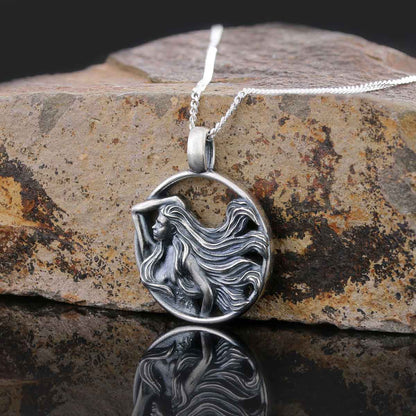 Horoscope Virgo Necklace, Handmade Virgo Pendant, Sterling Silver Virgo Necklace, Virgo Jewelry by SWISS PLUS - Zodiac Collec