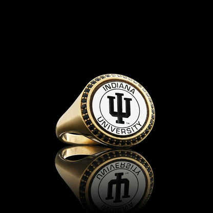 Indiana University 925 Sterling Ring by SWISS PLUS - 925 Sterling Silver Rings for Men & Women - view 3