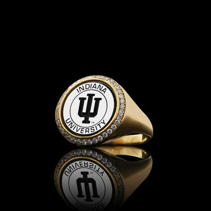 Indiana University 925 Sterling Ring by SWISS PLUS - 925 Sterling Silver Rings for Men & Women - view 4