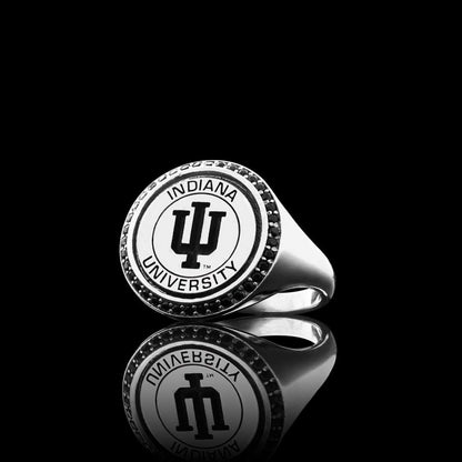 Indiana University 925 Sterling Ring by SWISS PLUS - 925 Sterling Silver Rings for Men & Women - view 5