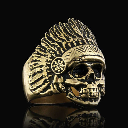 Injun Ring by SWISS PLUS - Skull Rings - view 2