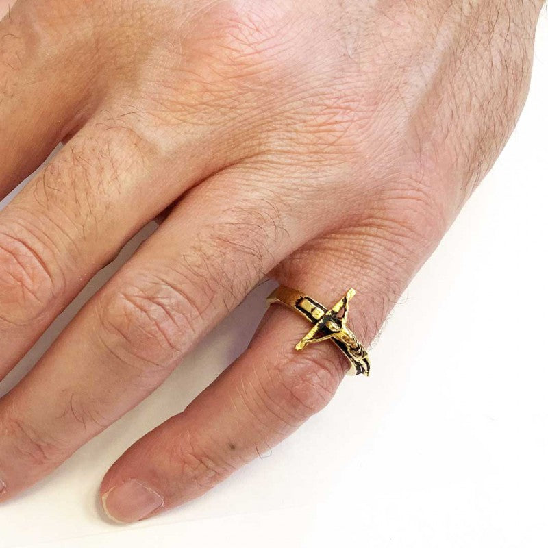Jesus Crucified Ring - view 7