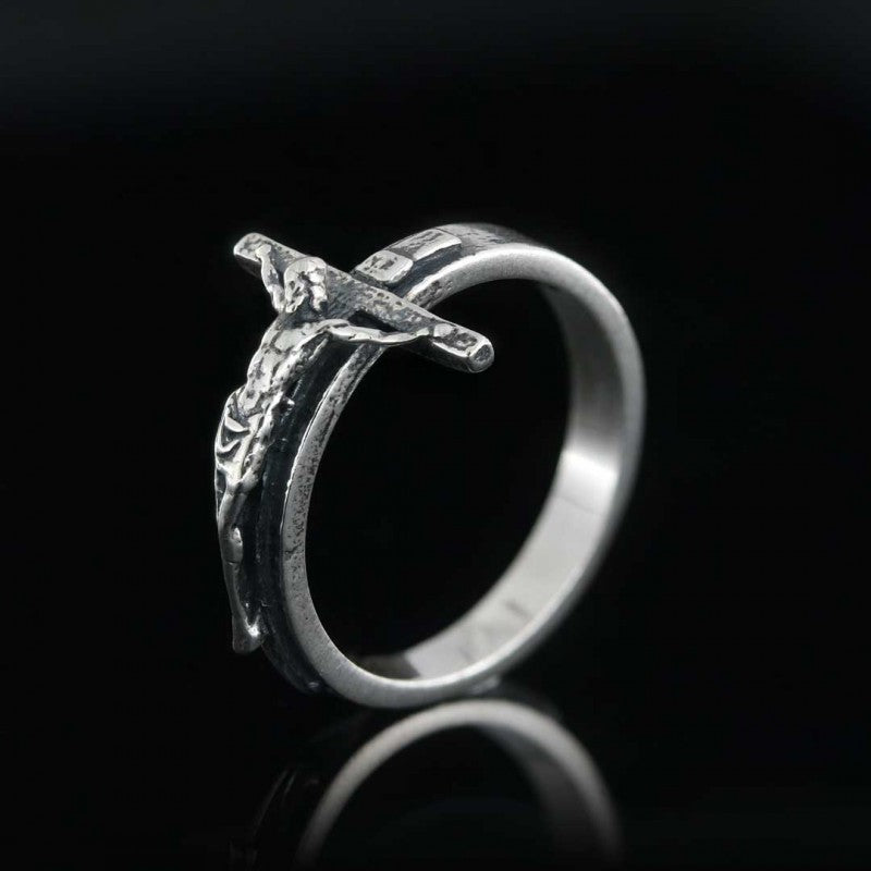 Jesus Crucified Ring - view 3