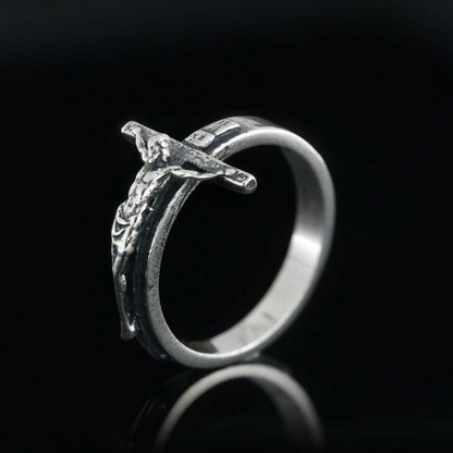 Jesus Crucified Ring by SWISS PLUS - Christian Collection - view 3